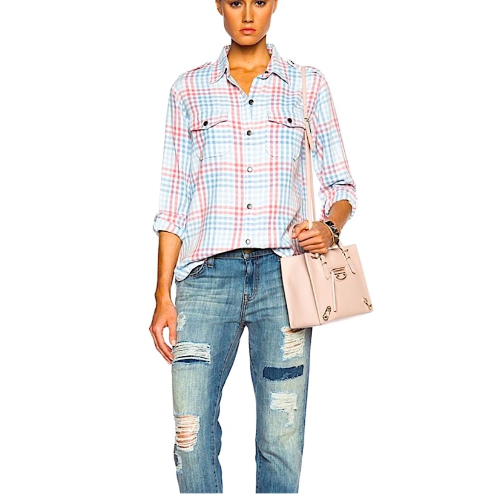 (SOLD)CURRENT/ELIOTT Perfect Plaid Shirt